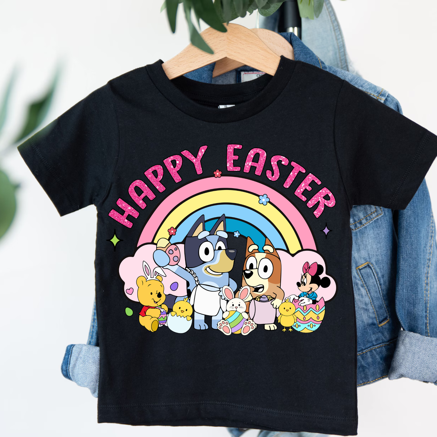 Happy Easter - Bluey/Pooh/MM