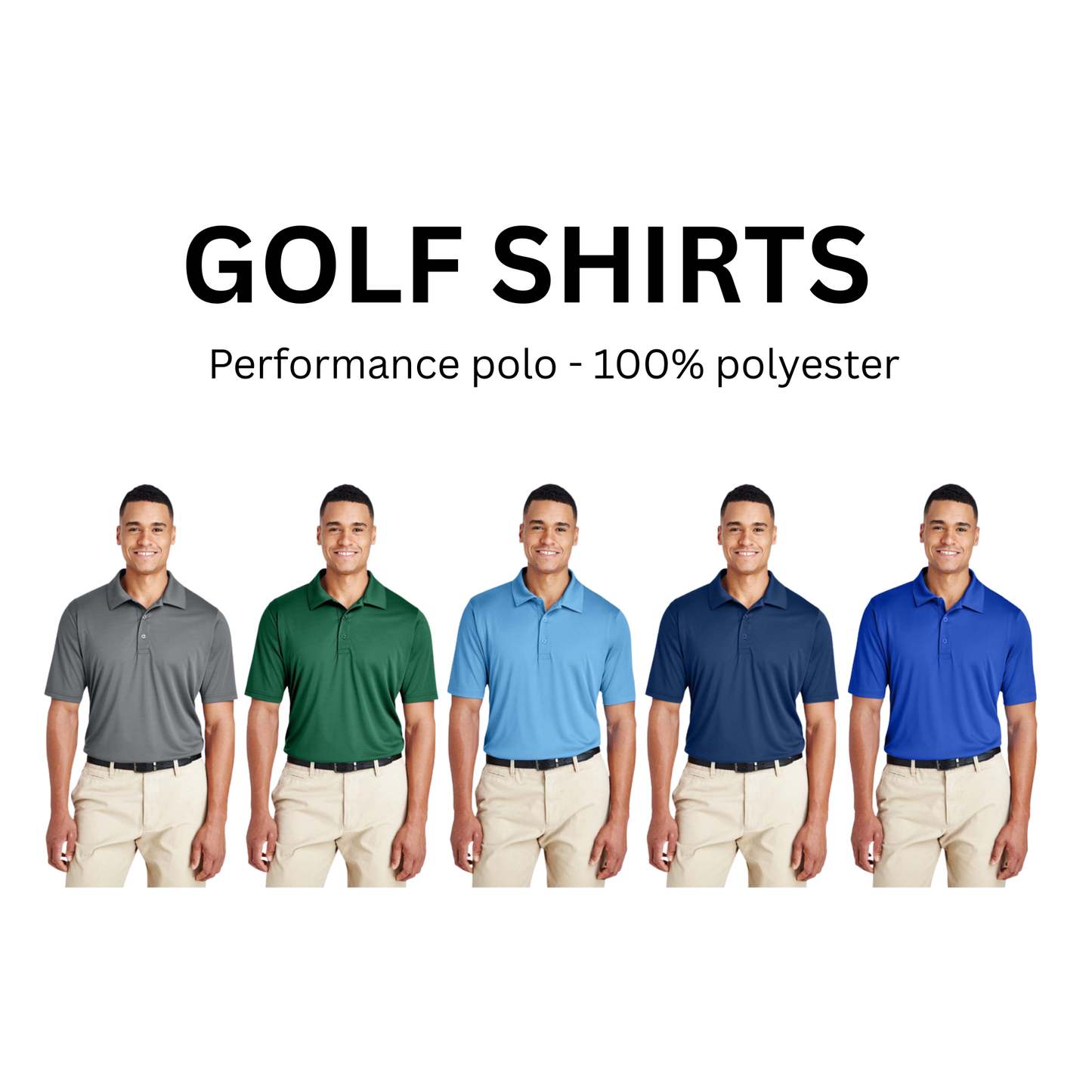 Best Dad by PAR: PERFORMANCE GOLF SHIRT