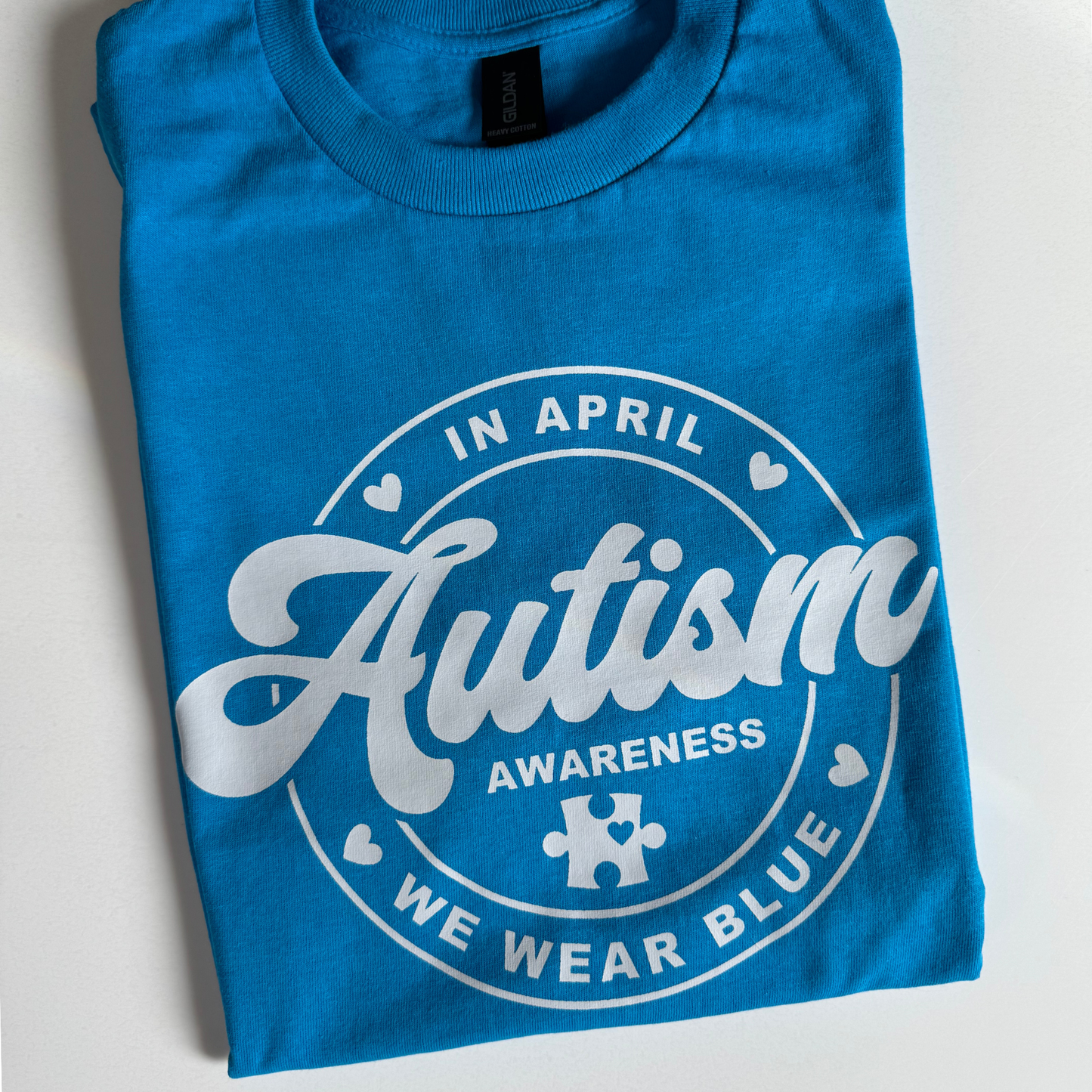 In April we wear blue