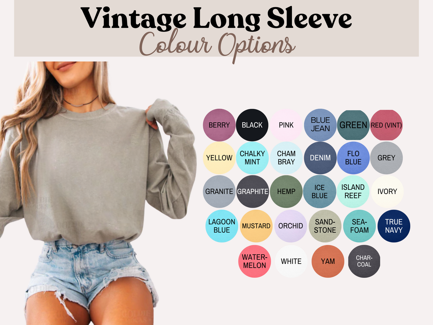 CUSTOM VINTAGE LONGSLEEVE