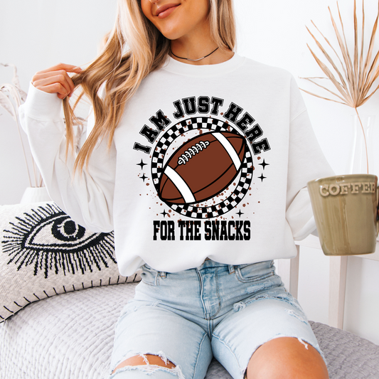 I am just here for the snacks