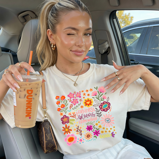 Happiness Blooms Within