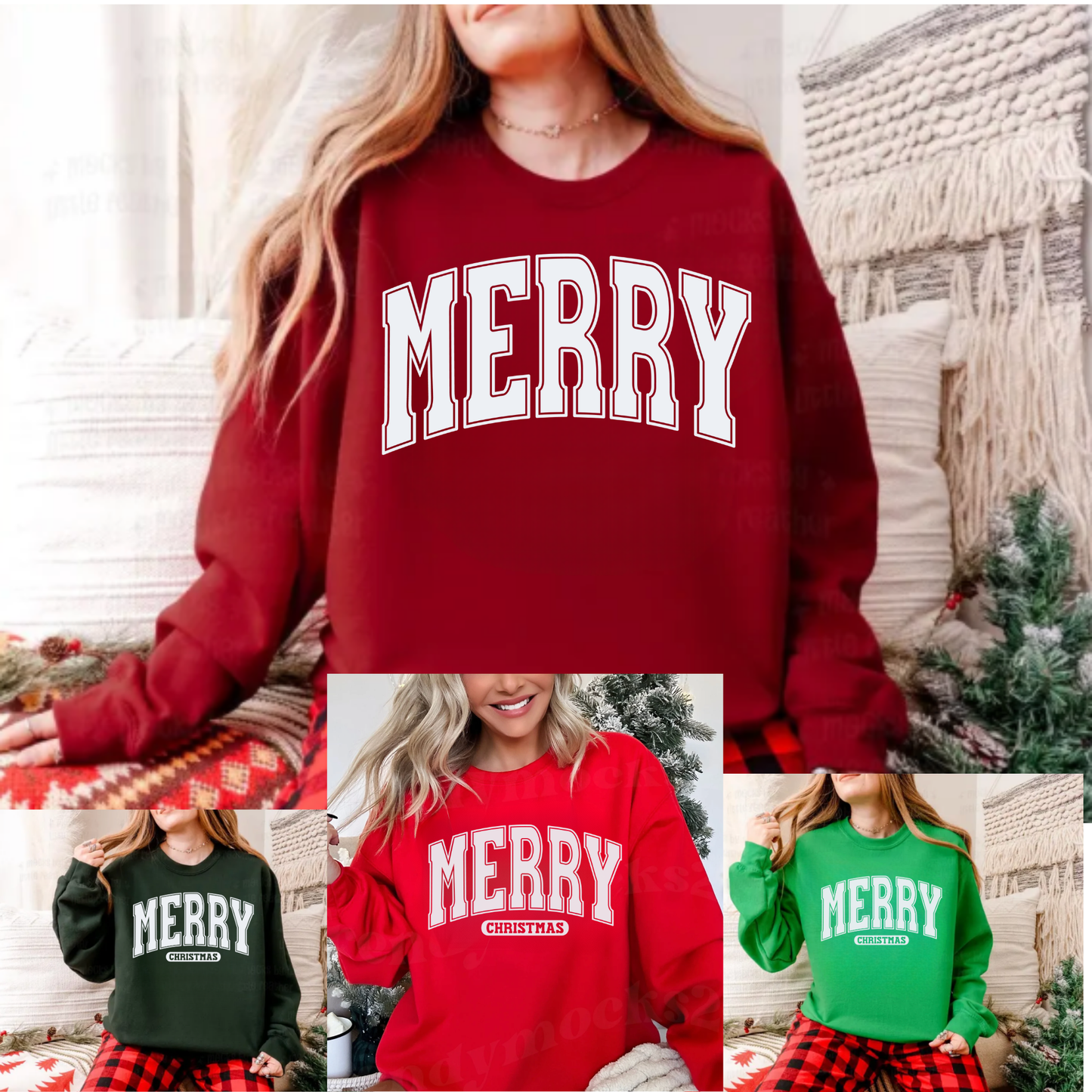 MERRY / MERRY CHRISTMAS Varsity