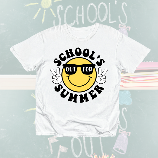 Schools Out for Summer - Smilie