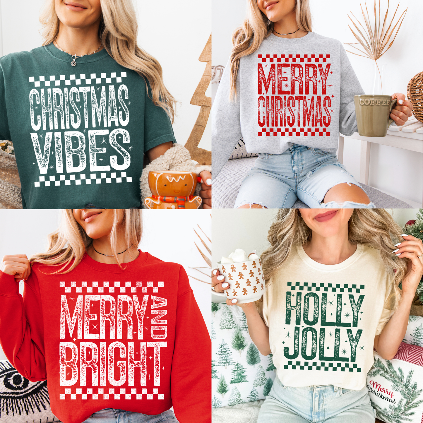 CHECKERED - 4 designs