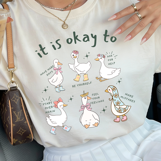 it is okay to...