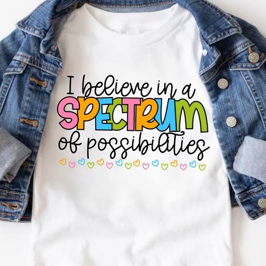 SPECTRUM (colour) of possibilities