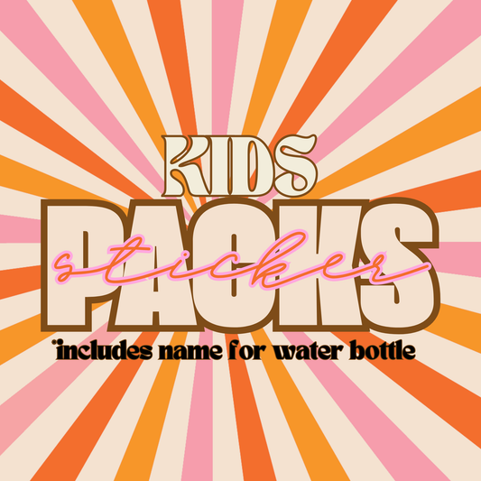 KIDS STICKER PACKS