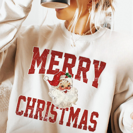 MERRY CHRISTMAS Retro Santa
