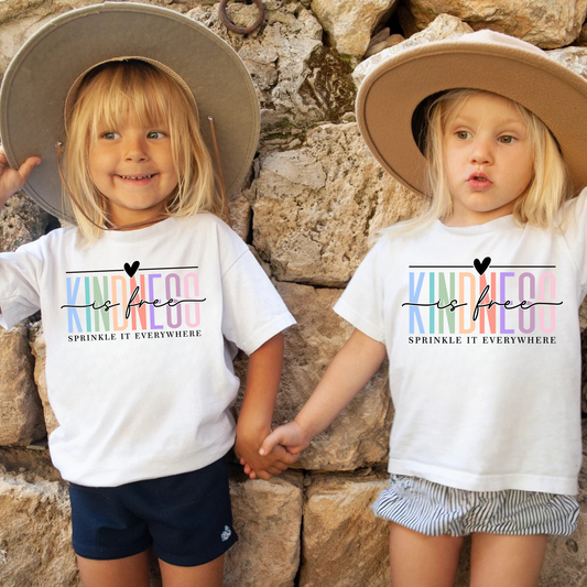 Kindness is free - sprinkle it everywhere (colourful) (KIDS)