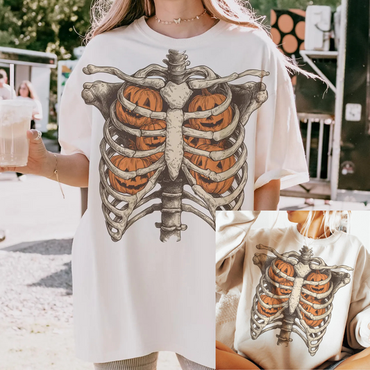 Pumpkin Ribcage