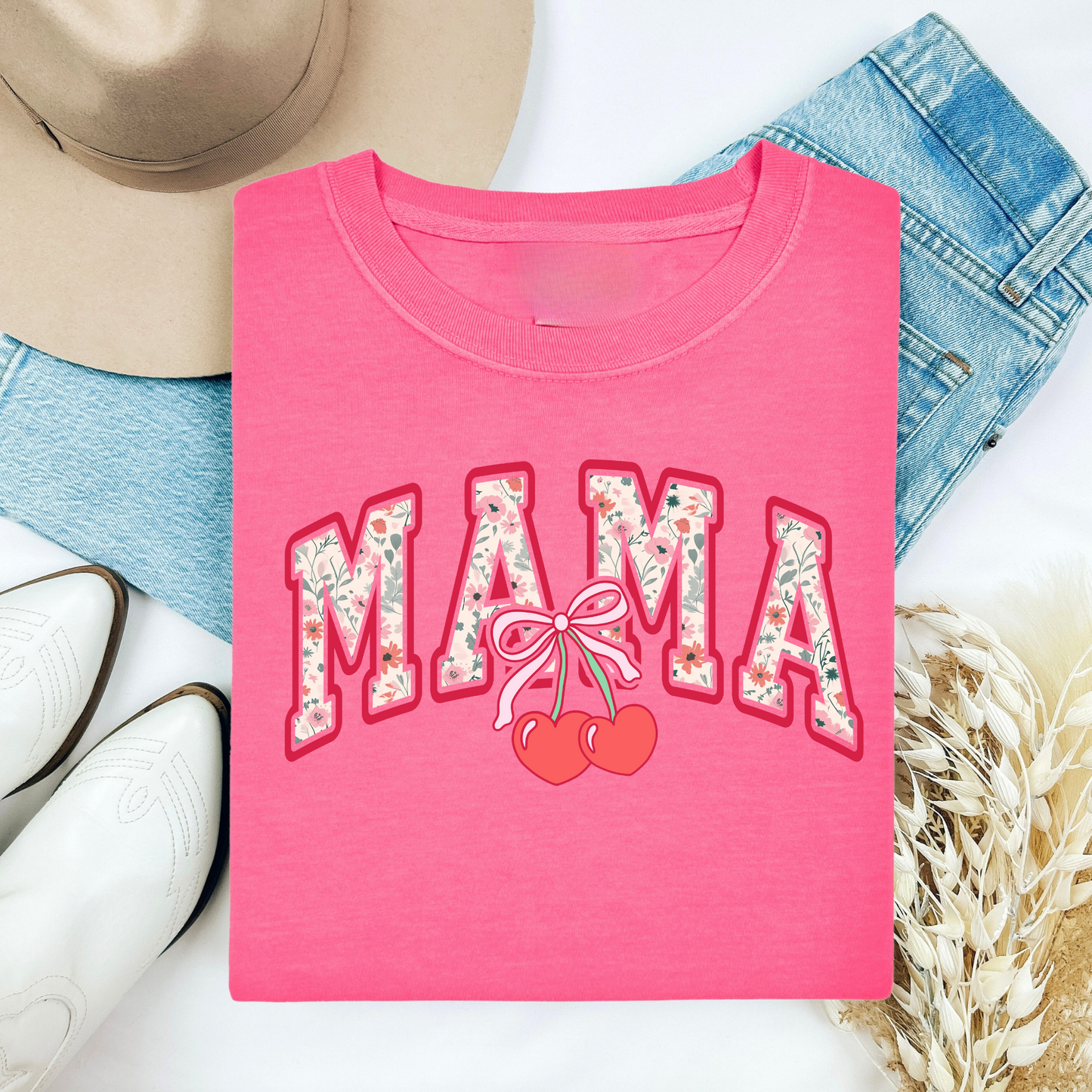 MAMA Cherries Vintage Tee