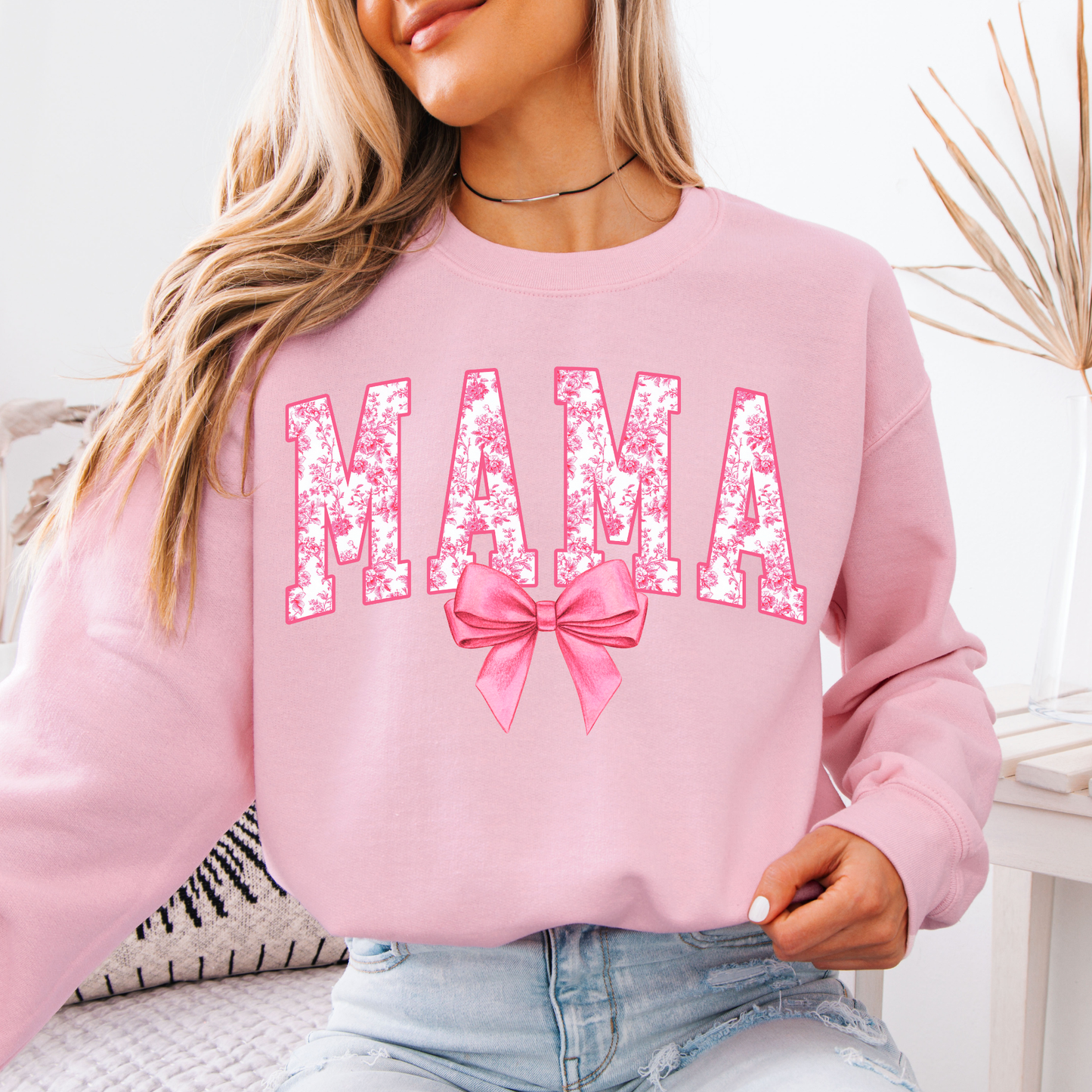 MAMA (pink bow) *can make matching set (MINI)