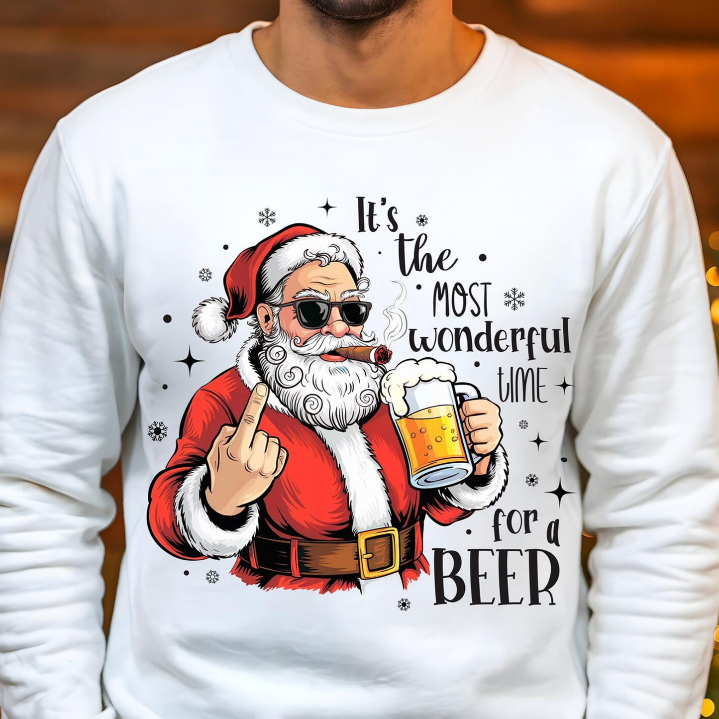 Most wonderful time for a beer SANTA