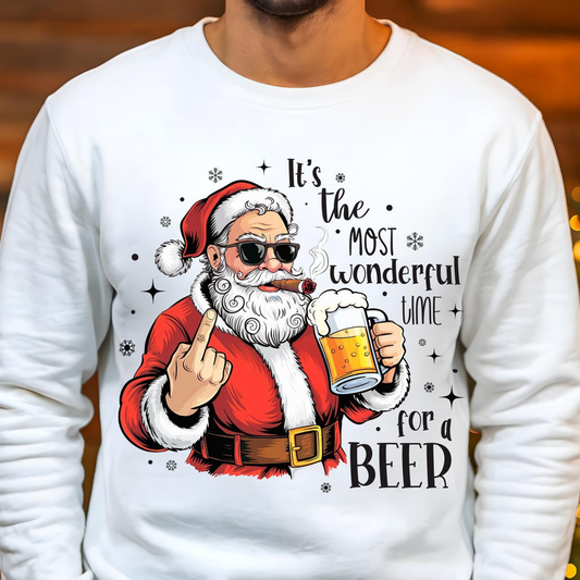 Most wonderful time for a beer SANTA