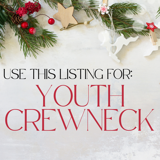 YOUTH CHRISTMAS OPTIONS - CREWNECK