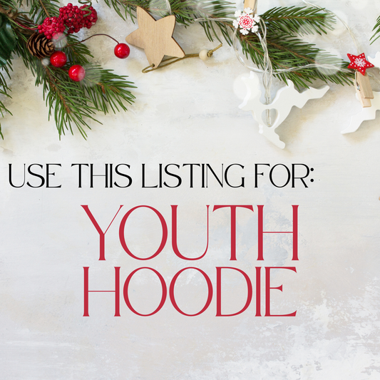YOUTH CHRISTMAS OPTIONS - HOODIE