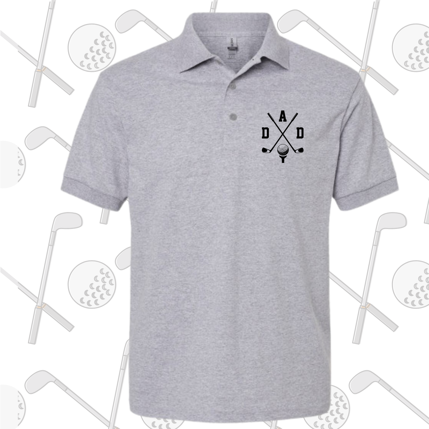 DAD: 50/50 GOLF SHIRT