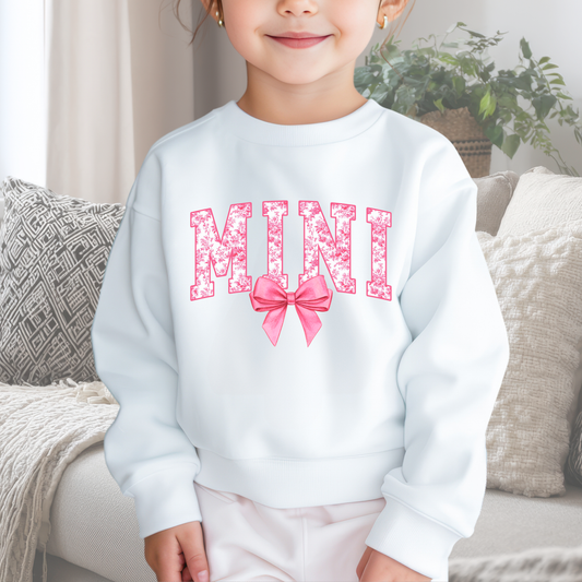 MINI (pink bow) *can make matching set (MAMA, GRANDMA, AUNTIE)