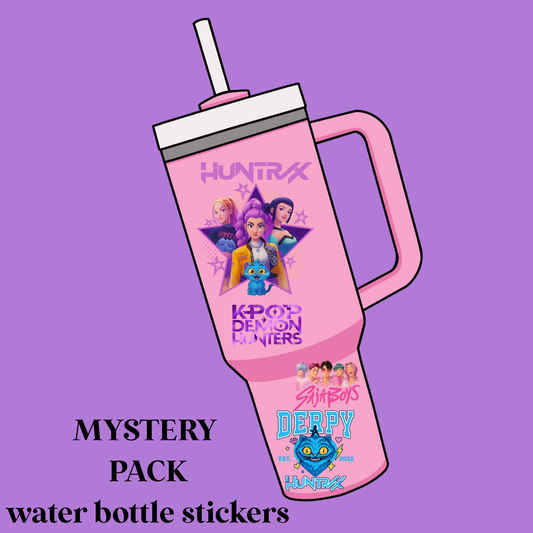 KPOP WATER BOTTLE STICKERS - MYSTERY PACK
